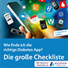 Broschüre "Wie finde ich die richtige Diabetes-App? Die große Checkliste"