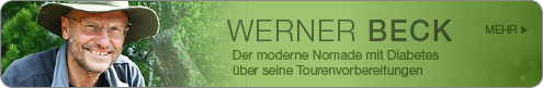 Werner Beck auf Tour